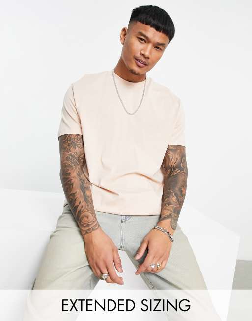 ASOS DESIGN - T-shirt comoda beige