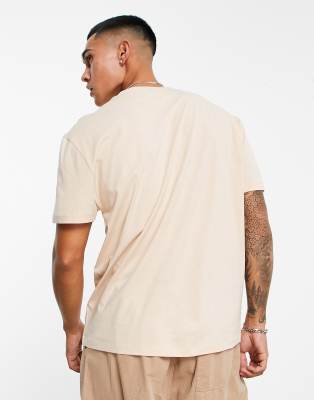T-shirt comoda beige-Neutro - ASOS DESIGN T-shirt donna  - immagine1