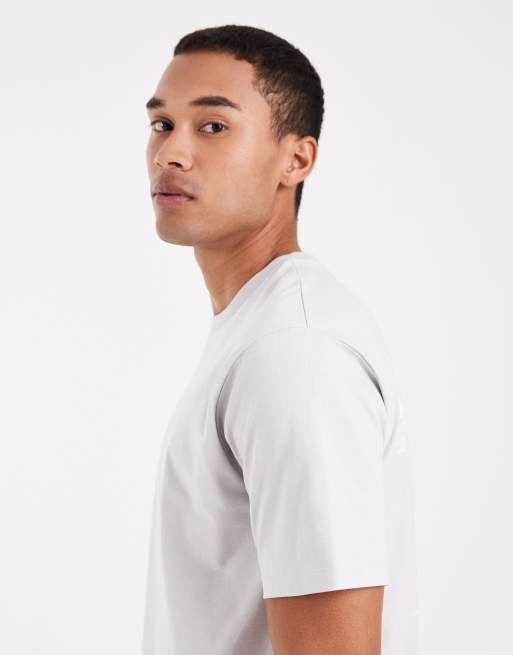 ASOS DESIGN - T-shirt comoda grigio chiaro con grafica Tokyo, 4 di 5
