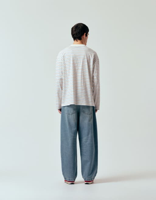 ASOS DESIGN - T-shirt coupe classique à manches longues et rayures - Multicolore, 5 de 5