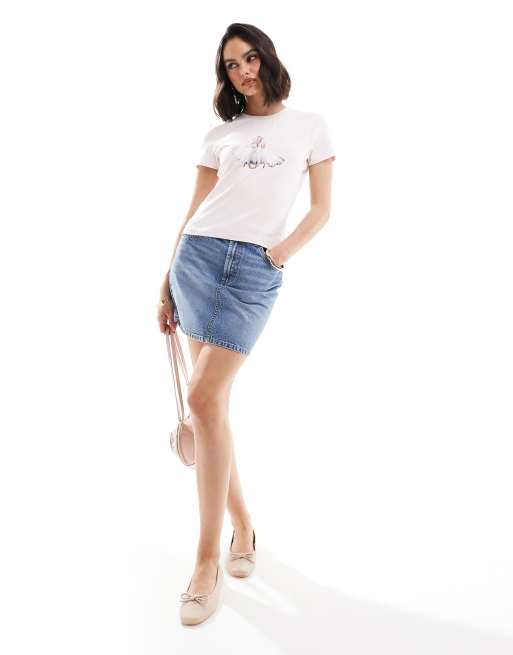 ASOS DESIGN - T-shirt court avec imprimé Marilyn Monroe sous licence - Rose, 4 de 4