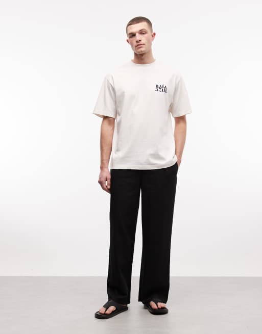 ASOS DESIGN - T-shirt décontracté à motif fleur - Blanc, 2 de 5