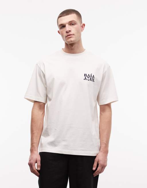 ASOS DESIGN - T-shirt décontracté à motif fleur - Blanc, 5 de 5