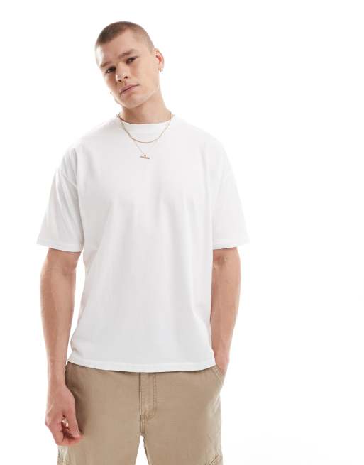 ASOS DESIGN - T-shirt décontracté avec imprimé extérieur au dos - Blanc, 2 de 4