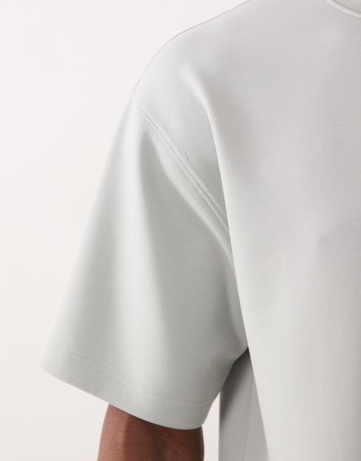 ASOS DESIGN - T-shirt décontracté en maille interlock de qualité supérieure - Vert, 5 de 5