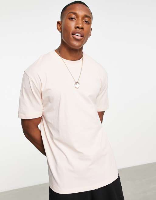 ASOS DESIGN T shirt d contract Rose clair ASOS