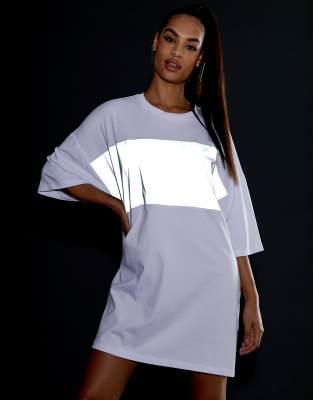 reflective t shirt dress