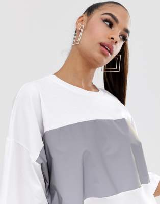 reflective t shirt dress