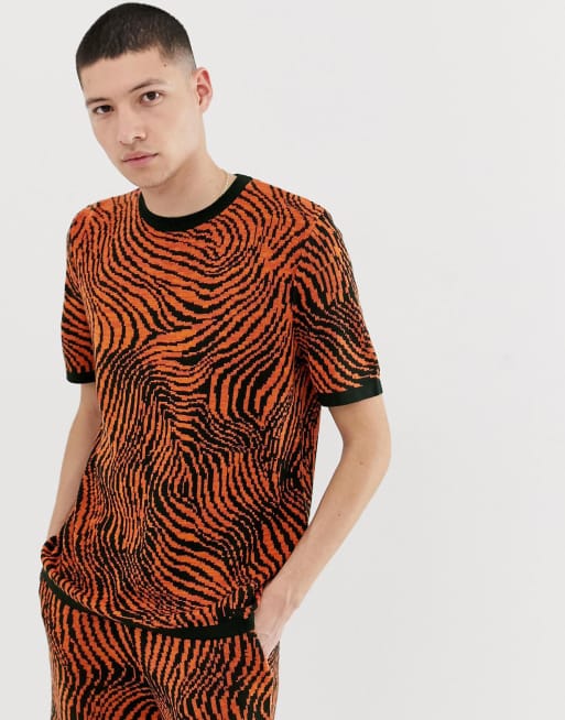 ASOS DESIGN - Ensemble en maille motif zèbre, 2 de 3