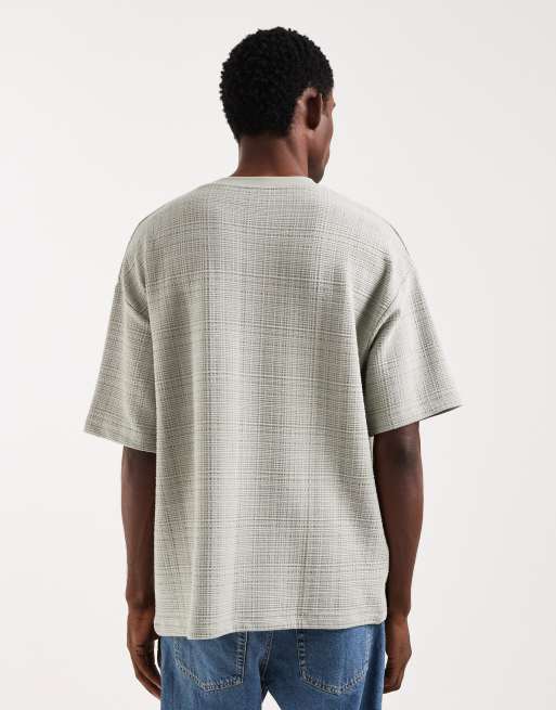 ASOS DESIGN - T-shirt épais oversize à imprimé football en tissu texturé - Vert , 5 de 5