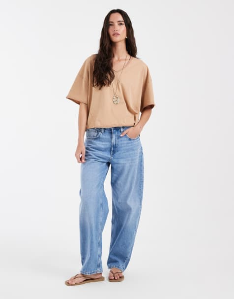 Maglia manica lunga con scollo a barchetta Only