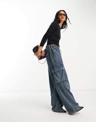 T-shirt girocollo a maniche lunghe in maglia sottile nera-Black - ASOS DESIGN T-shirt donna  - immagine3