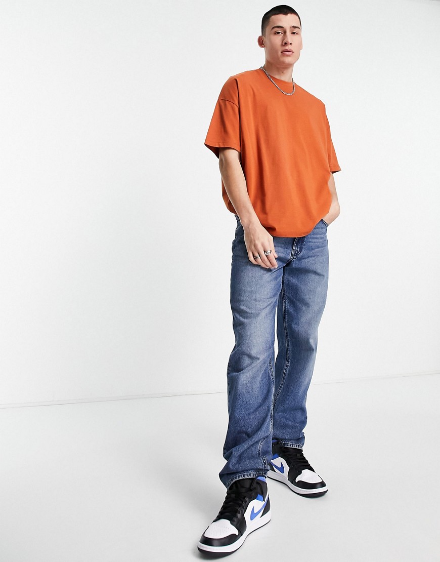T-shirt girocollo oversize marrone - ASOS DESIGN T-shirt donna  - immagine3