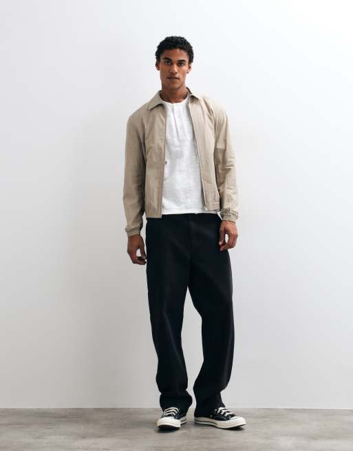 ASOS DESIGN t-shirt henley oversize à manches longues beige, 5 de 5