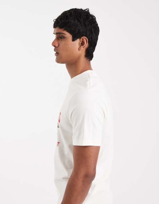ASOS DESIGN - T-shirt imprimé oiseau - Crème, 4 de 5