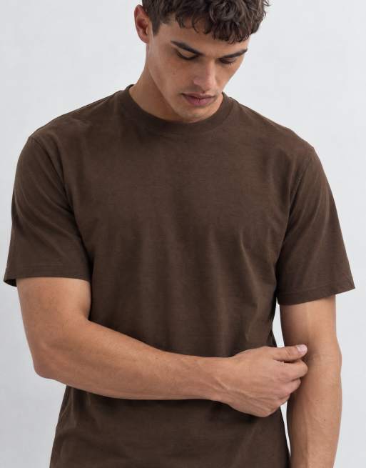 ASOS DESIGN t-shirt in brown , 10 of 10