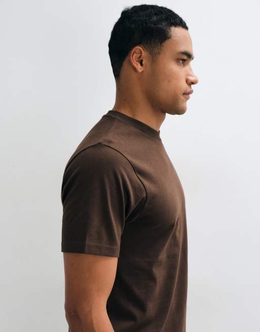 ASOS DESIGN t-shirt in brown , 3 of 10