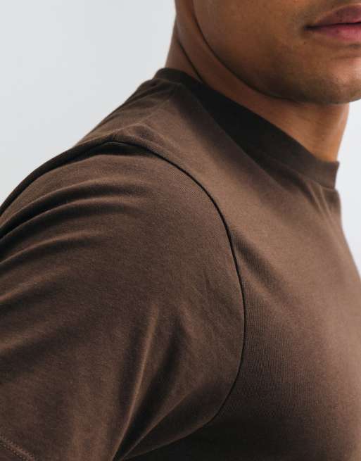 ASOS DESIGN t-shirt in brown , 4 of 10