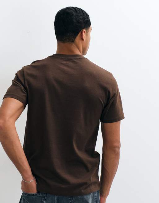 ASOS DESIGN t-shirt in brown , 5 of 10
