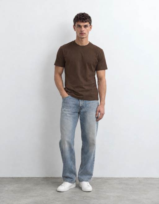 ASOS DESIGN t-shirt in brown , 6 of 10