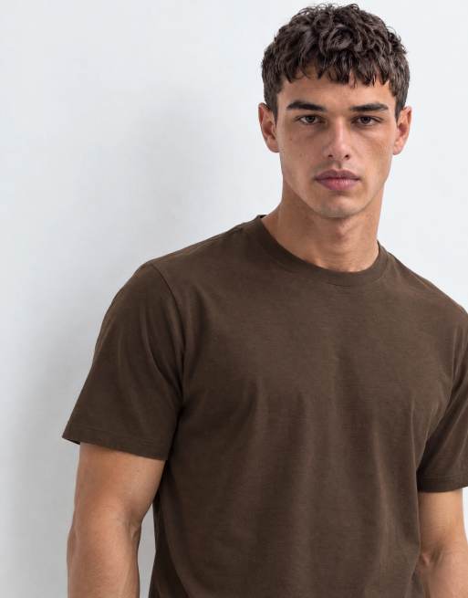 ASOS DESIGN t-shirt in brown , 7 of 10
