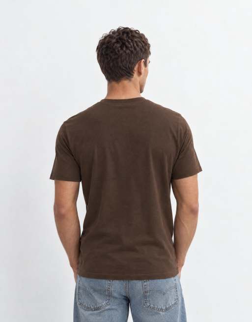 ASOS DESIGN t-shirt in brown , 9 of 10