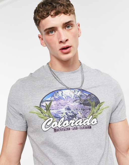 ASOS DESIGN - T-Shirt in cotone con stampa 