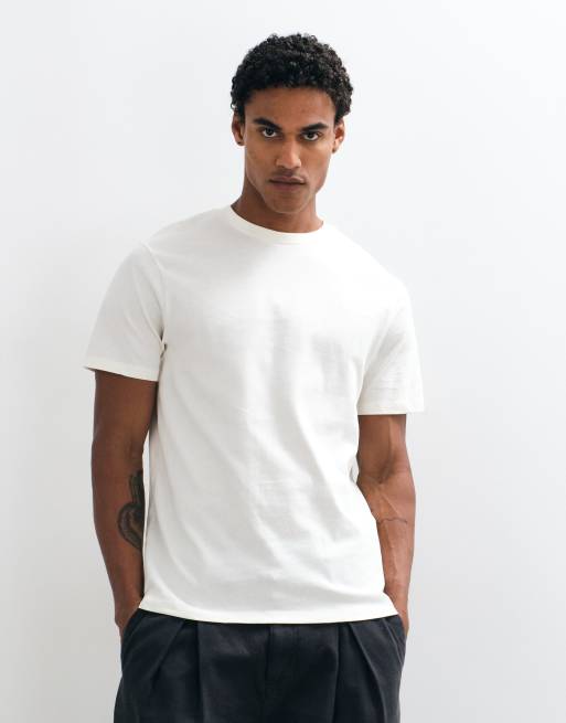 ASOS DESIGN t-shirt in cream, 2 of 5