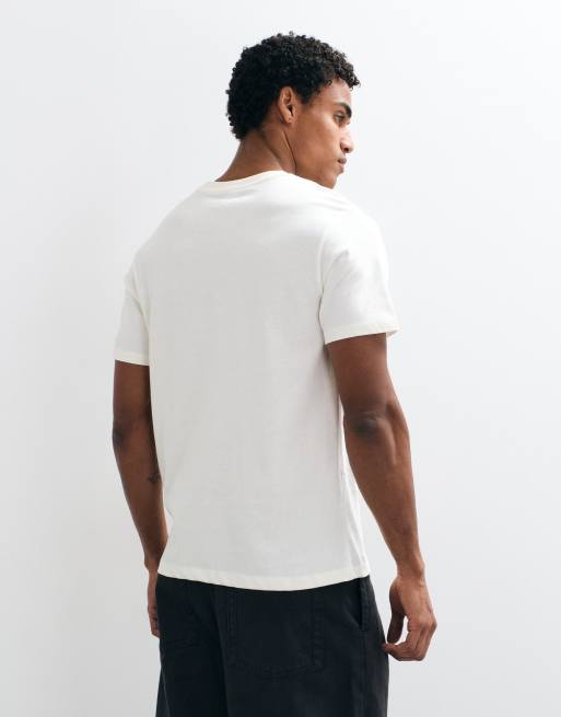 ASOS DESIGN t-shirt in cream, 3 of 5