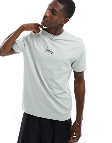 ASOS T-shirt With Raw Edges And Exposed Seams - Gray for Men