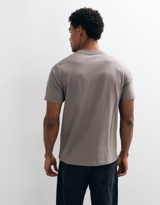 ASOS DESIGN t-shirt in grey, 3 of 5