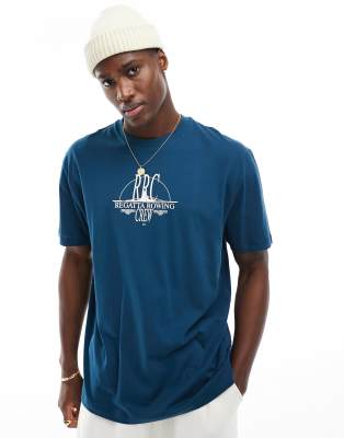 Asos Design T-shirt In Blue