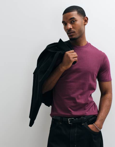 ASOS DESIGN t-shirt in purple  - view 1