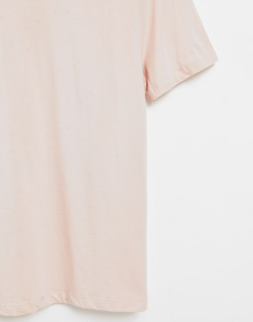 ASOS DESIGN – T-Shirt in Rosa mit Rundhalsausschnitt - PINK, 4 von 4