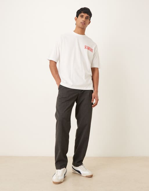 ASOS DESIGN – T-Shirt in Weiß mit Oversize-Passform und „Scarface“-Print, 2 von 5