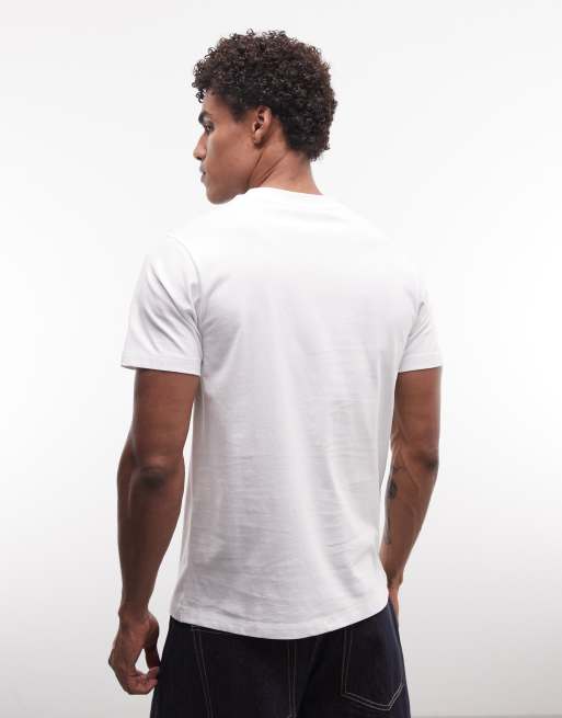 ASOS DESIGN – T-Shirt in Weiß mit regulärer Passform und „Italia“-Print, 4 von 5