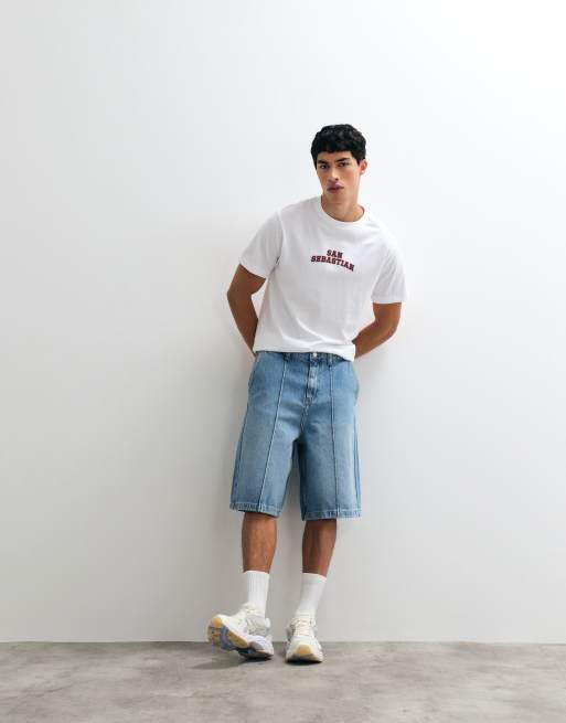 ASOS DESIGN T-shirt med San Sebastian-grafik i hvid, 2 af 5