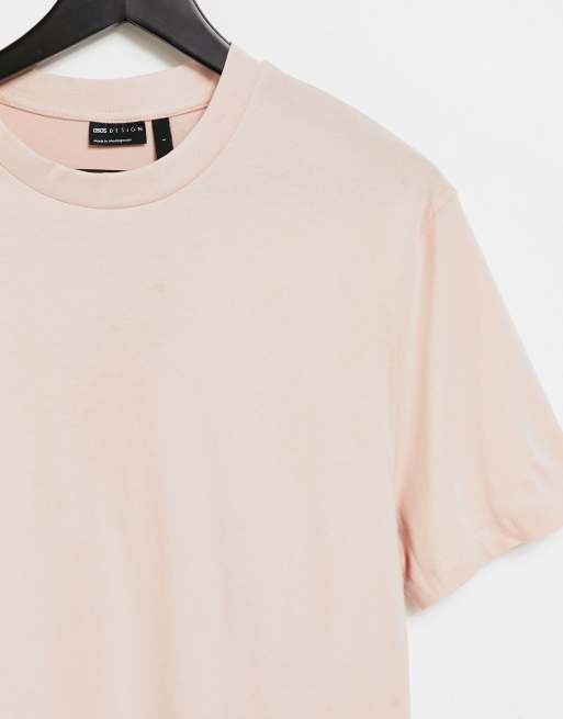 ASOS DESIGN - T-shirt met ronde hals in roze - PINK, 3 van 4
