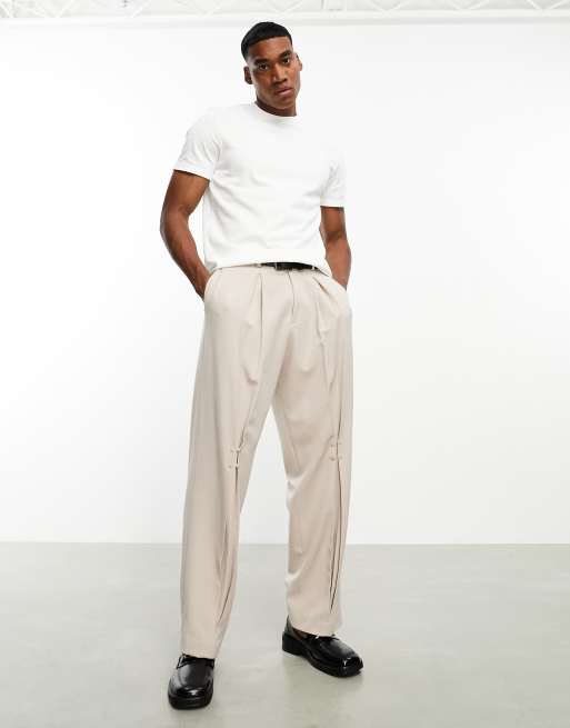 ASOS DESIGN - T-shirt met ronde hals van zware stof in wit, 3 van 4