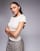ASOS DESIGN - T-shirt mini a maniche corte sinuosa color pietra 
