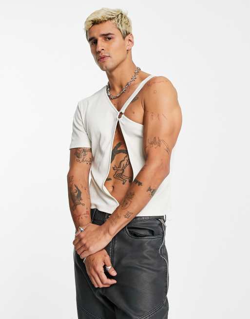 T shirt monospalla sales