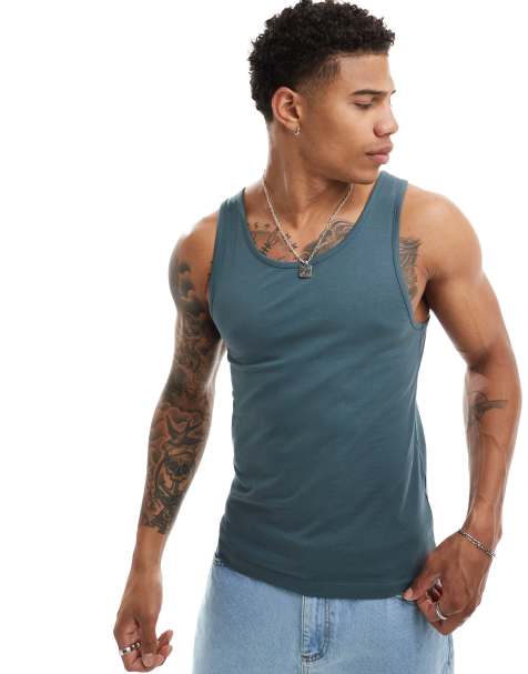 ASOS DESIGN - T-shirt moulant - Anthracite - view 1
