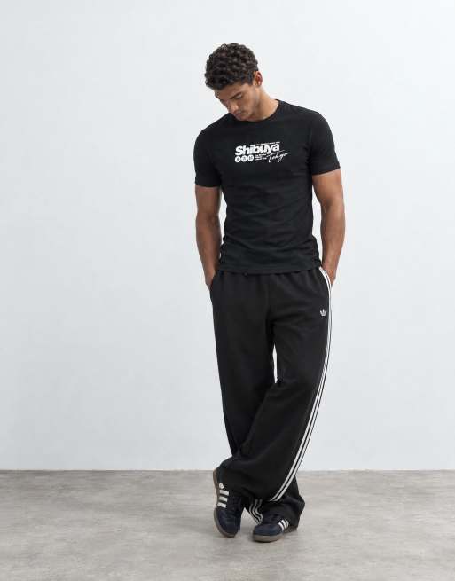 ASOS DESIGN t-shirt moulant avec motif Shibuya noir, 6 de 9
