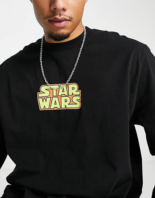 Uomo Vestiti Top e t-shirt T-shirt T-shirt con stampe Star Wars T-shirt con stampe T-Shirt Star Wars noir L 