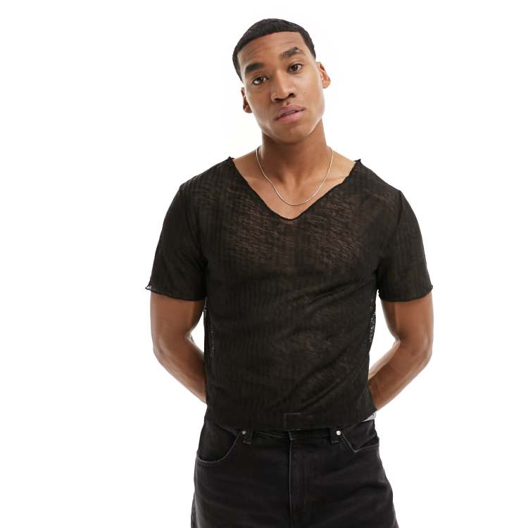 Canotta Maglia Trasparente Uomo Maglia Casual Trasparente Da Uomo