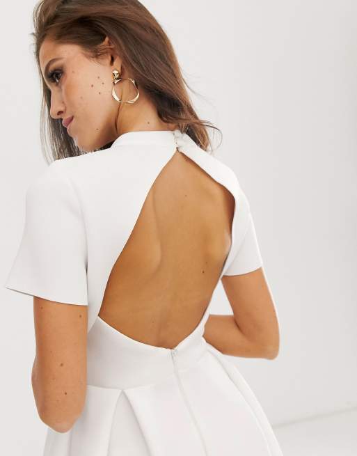 strapless open back dress NOVA Wedding Dress