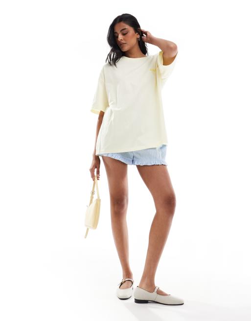 ASOS DESIGN - T-shirt oversize à imprimé citron amalfi - Citron, 3 de 4