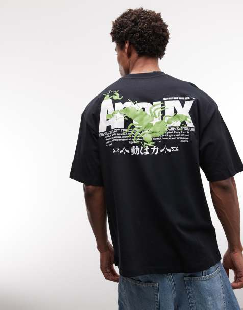 ASOS DESIGN - T-shirt oversize à imprimé graphique - Noir - view 1