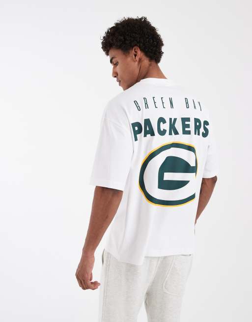 ASOS DESIGN - T-shirt oversize à imprimé Green Bay Packers - Blanc, 2 de 5