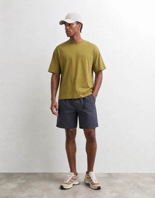 ASOS DESIGN - T-shirt oversize à imprimé île - Olive, 3 de 5